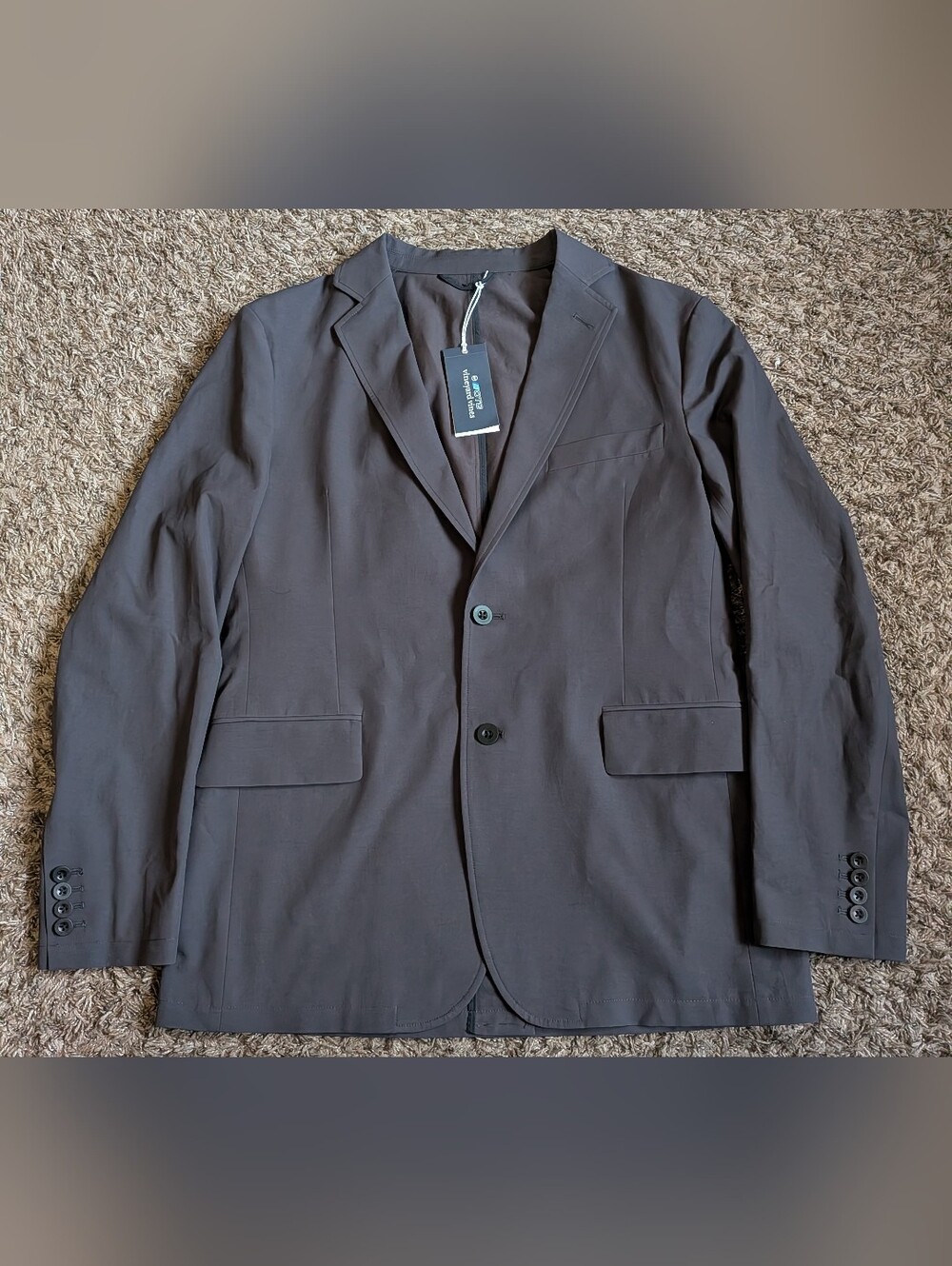 NWT Vineyard Vines Dark Knight Lightweight On The Go Cotton 2-Button Blazer 38R